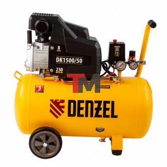 Компрессор воздушный DK1500/50, Х-PRO 1.5 кВт, 230 л/мин, 50 л Denzel