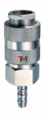 FUBAG Разъемное соединение рапид (муфта), елочка 10мм с обжимным кольцом 15х18мм