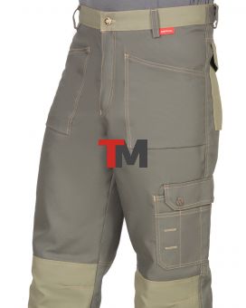 Костюм ВЕСТ-ВОРК куртка дл., брюки т.оливковый со св.оливковым пл. 275 г/кв.м 