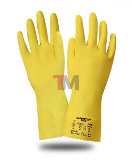 Перчатки Safeprotect ЧИСТОТА (латекс, хлопк.слой, толщ.0,38мм, дл.300мм)