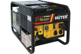 Портативный бензогенератор Huter DY15000LX-3