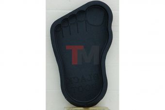 Форма декор Alpha 'Стопа правая BLACK FOOT', 30x53x4.5