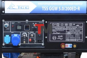 Инверторный бензиновый сварочный генератор TSS GGW 5.0/200ED-R