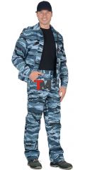Костюм БЛОКПОСТ/ВЫМПЕЛ куртка, брюки (тк.смесовая) КМФ Серый вихрь