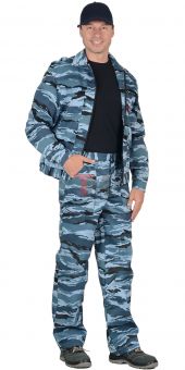 Костюм БЛОКПОСТ/ВЫМПЕЛ куртка, брюки (тк.смесовая) КМФ Серый вихрь