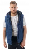 Жилет утепленный Brodeks KW112, синий (3XL)