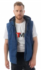 Жилет утепленный Brodeks KW112, синий (3XL)