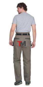 Костюм ТОКИО куртка, брюки т. песочный с хаки 100%х/б пл. 265 г/кв.м