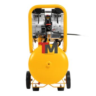 Компрессор безмасляный, малошумный DLS 2200/50, 2200 Вт, 2x1100, 50 л, 380 л/мин// Denzel