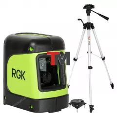 Комплект лазерный уровень RGK ML-11G + штатив RGK F130, кронштейн RGK K-3