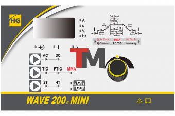 Аппарат аргонодуговой сварки HUGONG WAVE 200 III MINI AC/DC