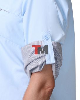 Блуза ВЕНЕЦИЯ женская голубая