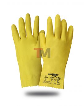 Перчатки Safeprotect ЭКОХОУМ (латекс, хлопк.слой, толщ.0,40мм, дл.300мм)