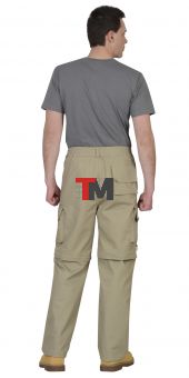 Костюм ТИГР куртка, брюки (тк. Rodos 245) Песочный