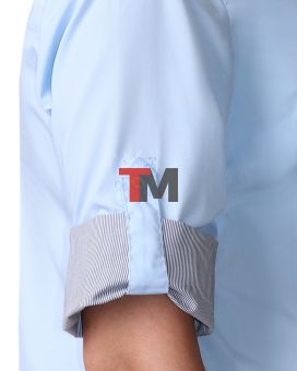 Блуза ВЕНЕЦИЯ мужская голубая