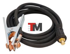 Кабель заземления 50mm2 с зажимом (500А) 4m с разъемом 35/70