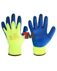 Перчатки утепленные Safeprotect АКРИЛАТ (акрил+рельефный латекс)