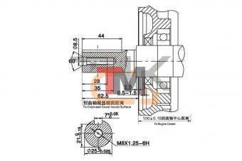 Двигатель Loncin G420F (A тип)