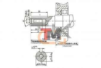 Двигатель Loncin LC170F (A тип)