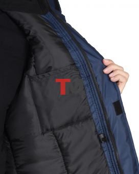 Куртка БРИГАДИР темно-синяя с васильковым и СОП