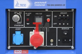 Дизель генератор TSS SDG 6000ES3-2R