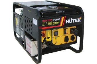 Портативный бензогенератор Huter DY12500LX