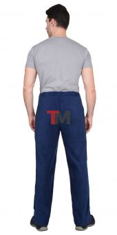 Брюки флисовые АКТИВ темно-синий пл 280 г/кв.м