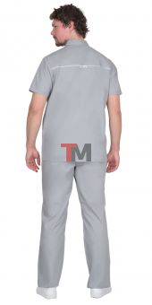 Костюм МЕДИК мужской светло-серый