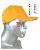 Кепка-бейсболка желтая (пакет по 50 шт.,в упаковке 200 шт.)