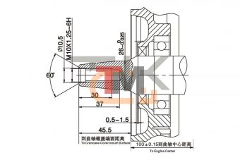 Двигатель Loncin G420F (B тип)