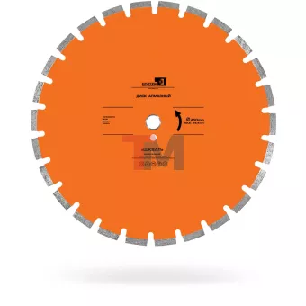 АЛМАЗНЫЙ ДИСК ШКВАЛ Ø450/R250/40х4,5х10+2/Z26/3,5/25,4+