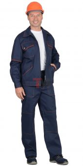 Костюм ПРОФИ-2 куртка, брюки 100% х/б, пл. 210 г/кв.м