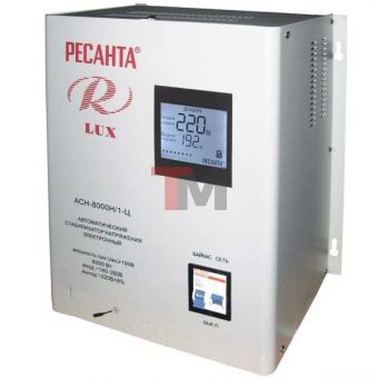 Стабилизатор напряжения Ресанта АСН-8000Н/1-Ц Lux