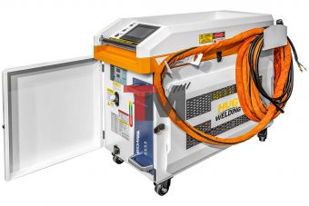 Аппарат для ручной лазерной сварки, резки и очистки HGLW-3000EW (dual wire)