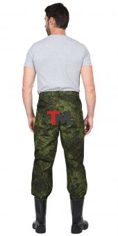 Костюм РЫСЬ куртка, брюки (тк. Рип-стоп 210) КМФ Цифра зеленая
