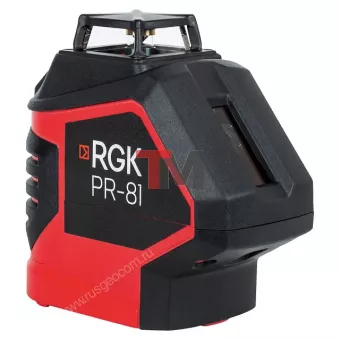 Комплект лазерный уровень RGK PR-81 + штанга-упор RGK CG-2