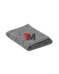 Полотенце махровое (70х140) темно-серый 430 г/м2 (Туркмения) (х55) (ЧЗ)
