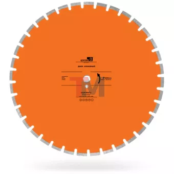 АЛМАЗНЫЙ ДИСК ШКВАЛ Ø600/R250/40х4,5х10+2/Z36/3,5/25,4+