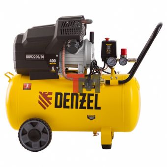 Компрессор воздушный DKV2200/50, Х-PRO 2.2 кВт, 400 л/мин, 50 л Denzel
