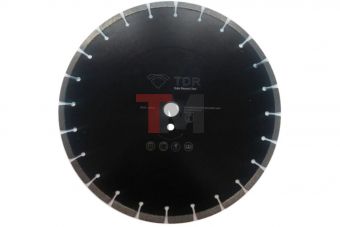 Алмазный диск TDR для свежего высокоармированного бетона, формы 1A1RSS, диаметр - 350 мм (бетон 3-5 дней)