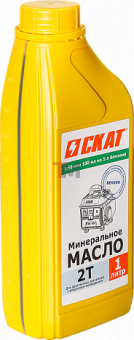 Масло СКАТ для 2-тактных двигателей минеральное 1 л