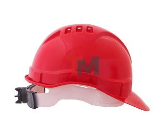 КАС(104)К-03 Каска защитная ЕВРОПЛАСТ красная с храповым механизмом